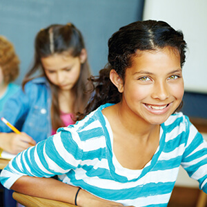 girl in class